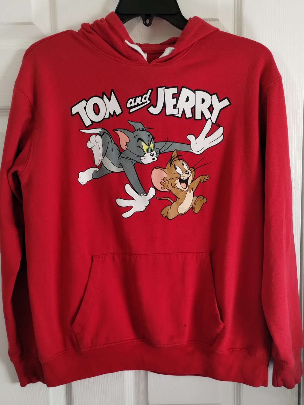 Tom and Jerry Red Hoodie Sweatshirt